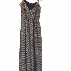 NWOT Sz UK 10 -‎ PIT by JC Collection Maxi Dress Mob Wife Mafia Y2K